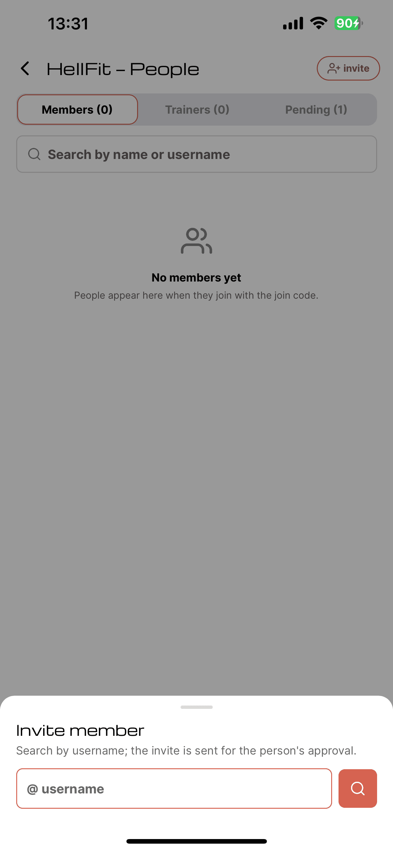 add your members, build training programs